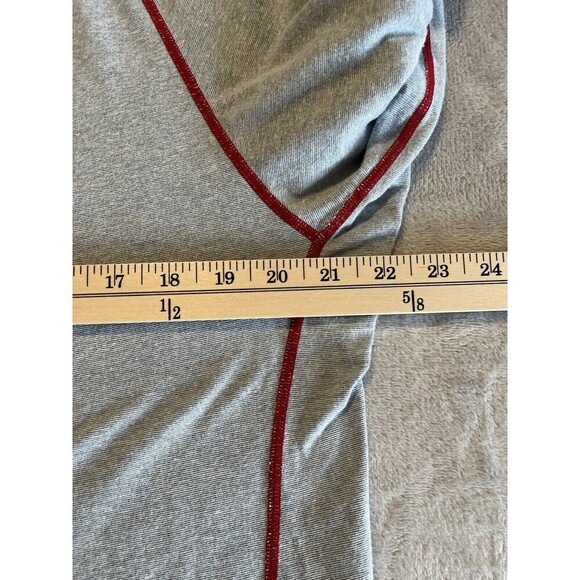 Cloudveil Shirt Men’s L Large Gray 1/4 Zip Base Layer Cotton Blend Long Sleeve - Picture 4 of 7